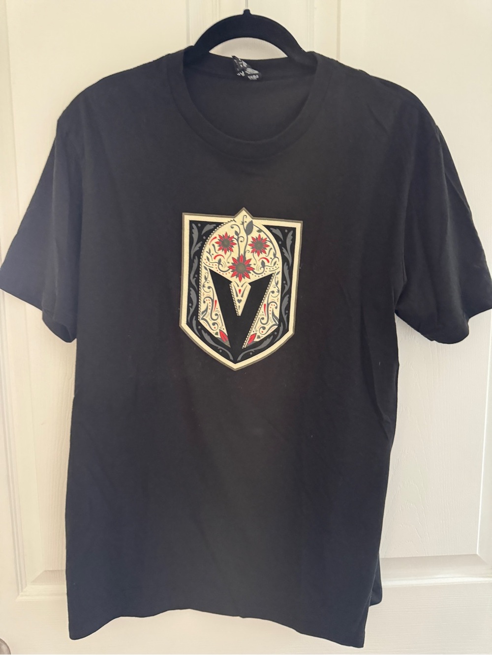 Unisex Vegas Golden Knights Hispanic Heritage T-Shirt, Black, Adult Medium